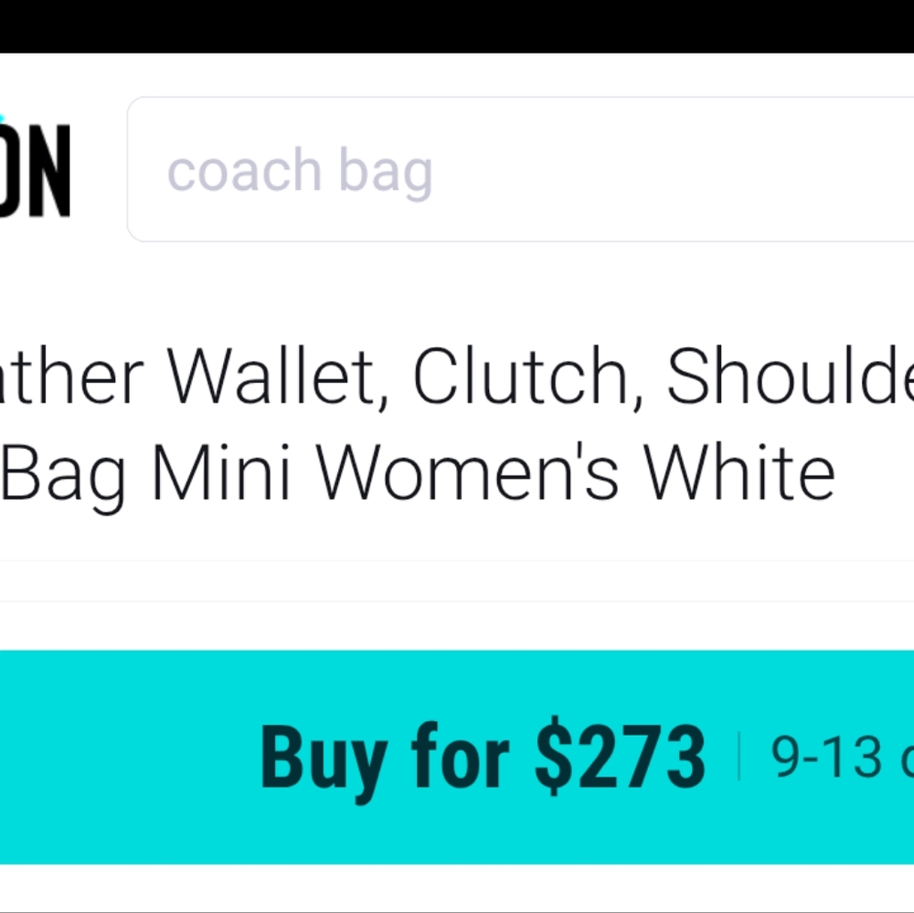 Coach Mini Wallet On A Chain Clutch Crossbody Strawberries NWT - Picture 8 of 10